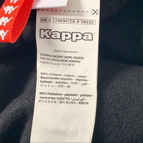 Kappa Authentic Aval Black Mini Skirt - Picture 9 of 9